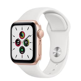 Apple Watch Series SE 1 (2020) GPS 40 mm - Alumiini Kulta - Sport band Valkoinen