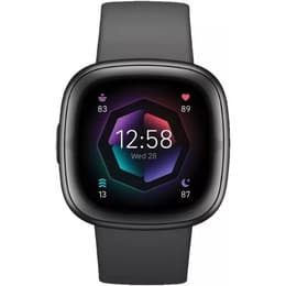 Kellot Fitbit Cardio GPS Sense 2 - Musta