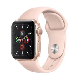 Apple Watch Series 5 (2019) GPS 40 mm - Alumiini Kulta - Sport band Pinkki