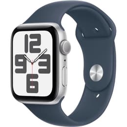 Apple Watch Series SE 2 (2022) GPS + Cellular 44 mm - Alumiini Hopea - Sport band Sininen