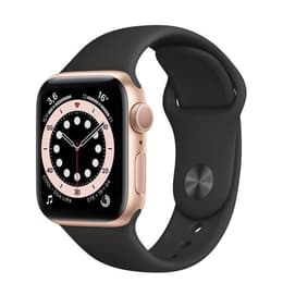 Apple Watch Series 5 (2019) GPS + Cellular 40 mm - Alumiini Kulta - Sport band Musta