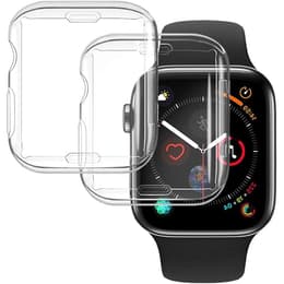 Kuori Apple Watch Series 4 - 44 mm - Muovi - Läpinäkyvä