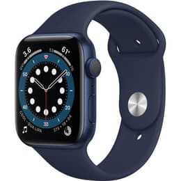 Apple Watch Series 6 (2020) GPS 44 mm - Alumiini Sininen - Sport band Sininen