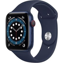 Apple Watch Series 6 (2020) GPS + Cellular 44 mm - Alumiini Sininen - Sport band Sininen