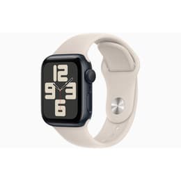 Apple Watch Series SE 1 (2020) GPS 40 mm - Alumiini Tähtiharmaa - Sport band Tähtivalkea