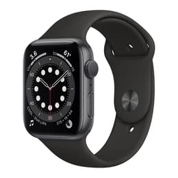 Apple Watch Series 6 (2020) GPS 40 mm - Alumiini Tähtiharmaa - Sport band Musta