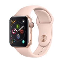 Apple Watch Series 4 (2018) GPS + Cellular 40 mm - Alumiini Kulta - Sport band Pinkki