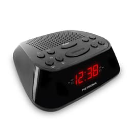 Metronic Radio-réveil FM double alarme - noir Radio alarm