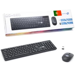 Simpletek Näppäimistö QWERTY Portugali Langaton M&K PORTOGALLO Kit Mouse and Keyboard